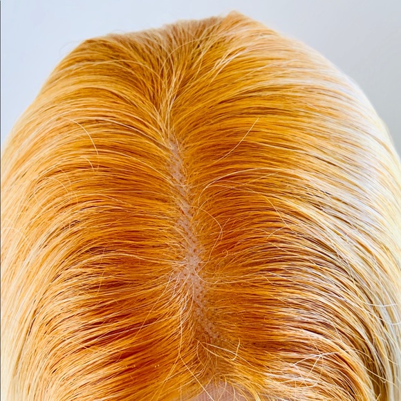 Gorgeous Blonde Auburn Versatile 13x4 Lace Front Synthetic Wig - Picture 3 of 15